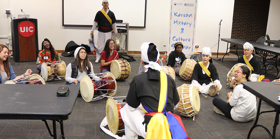 Korean History and Culture Seminar for Educators-Percussion Workshop