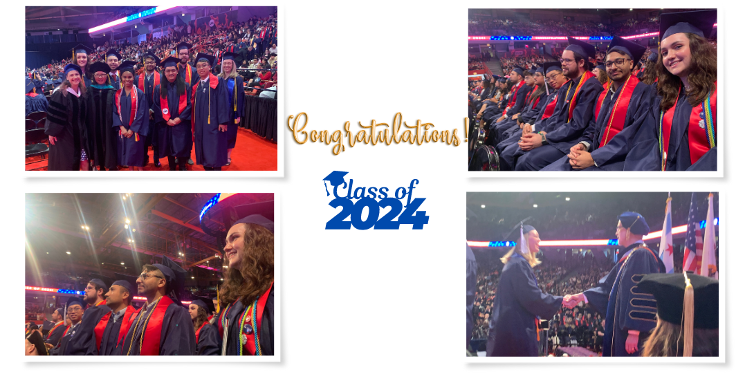 Four graduation images