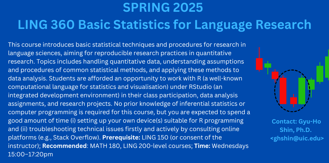 Course flyer for LING 360